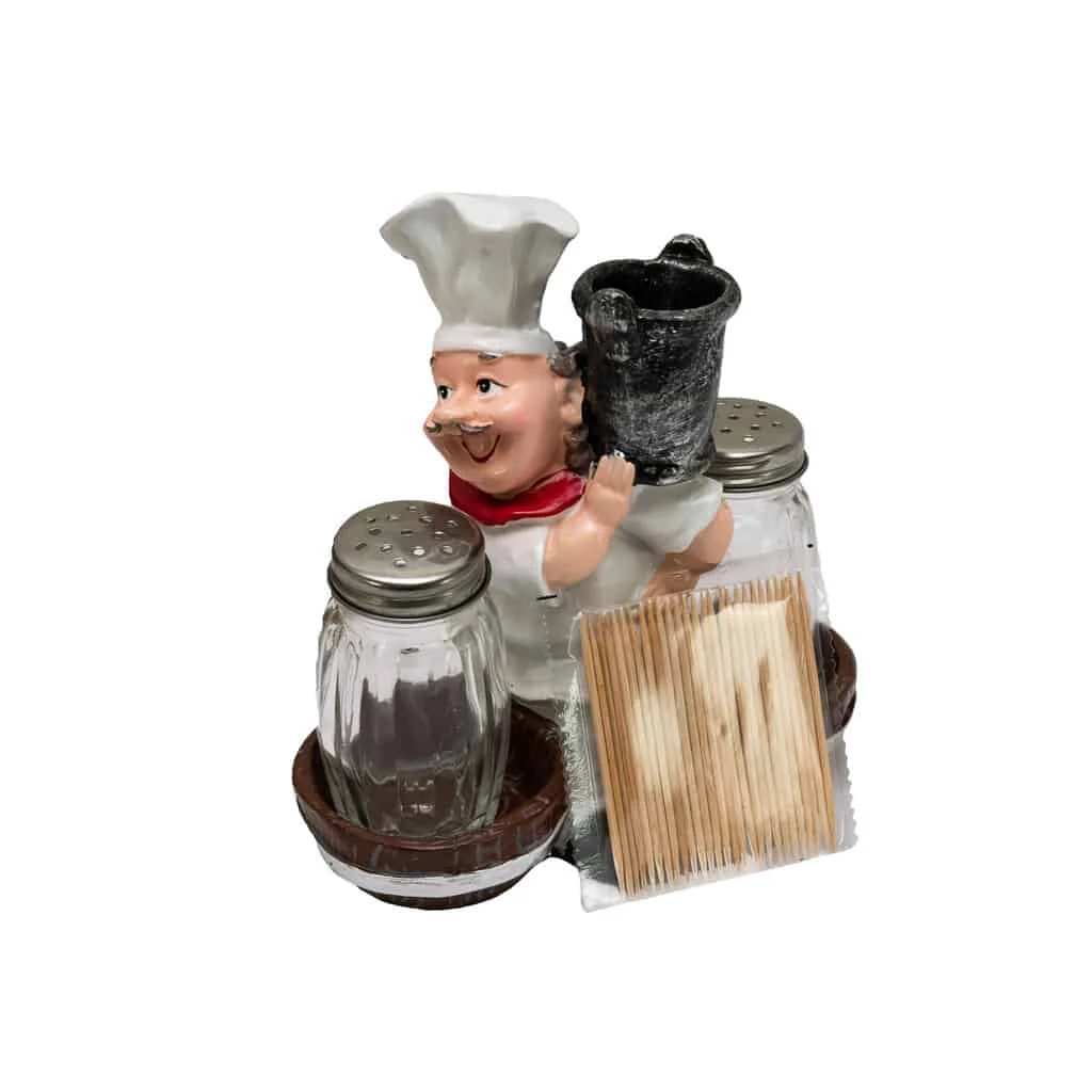 Set solnite cu figurina bucatar, 2 piese, imagine 3