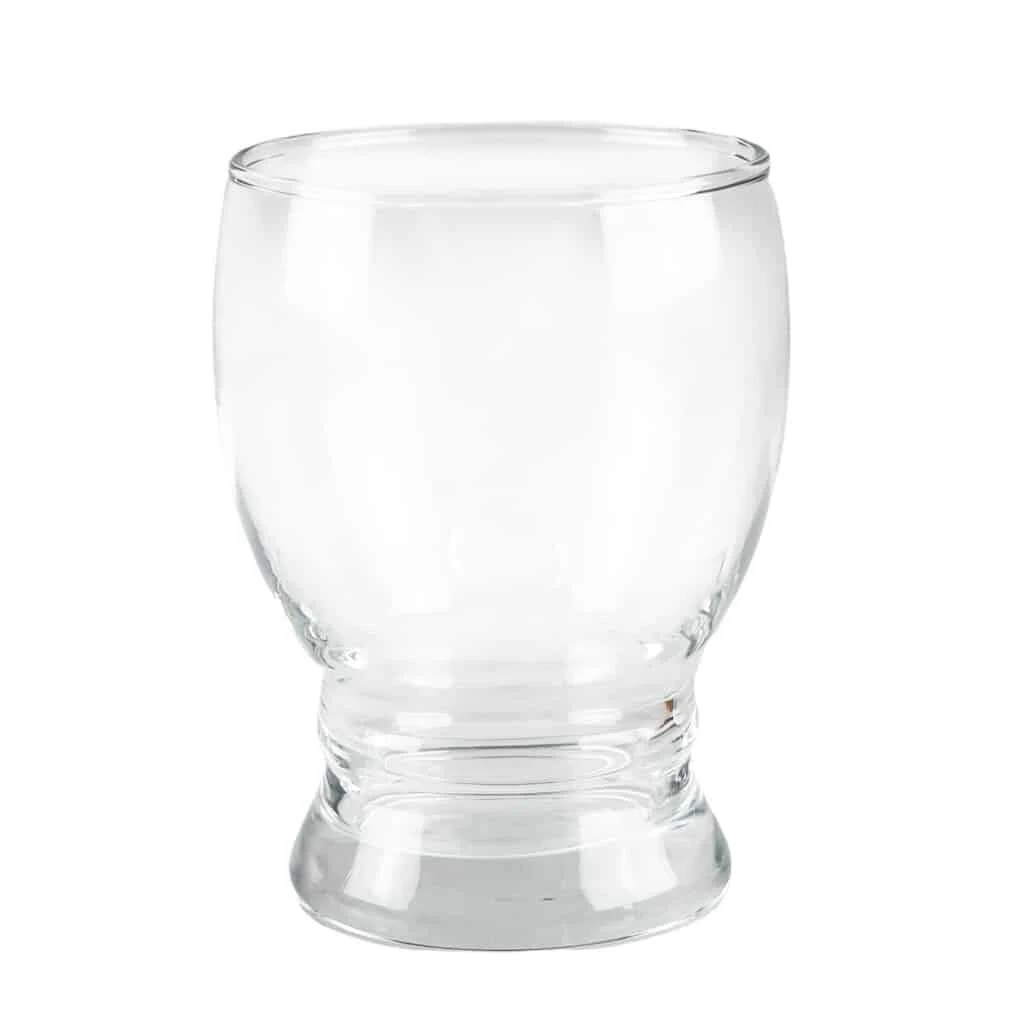 Set 6 pahare de 290 ml cu picior mic din sticla, CESIRO, imagine 5