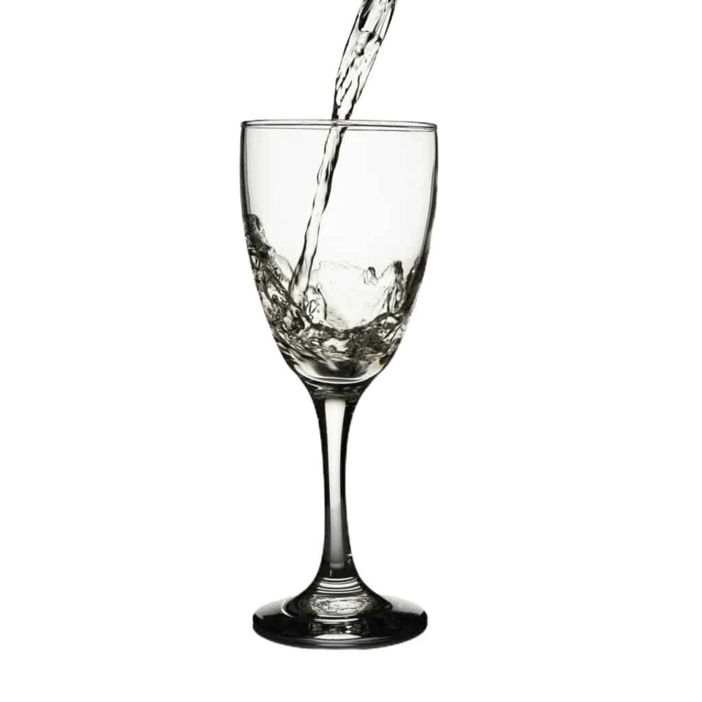Set 6 pahare de 280 ml cu picior din sticla, CESIRO, imagine 5