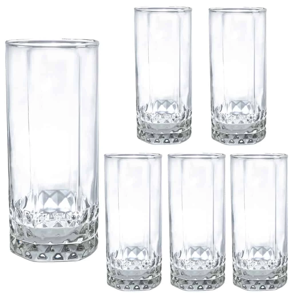 Σετ 6 pahare de 265 ml inalte din γυαλί, CESIRO