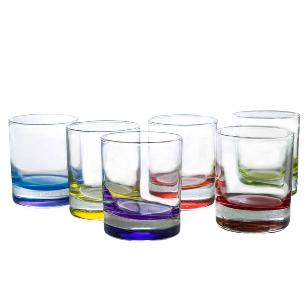 Set 6 pahare din glass 225 ml
