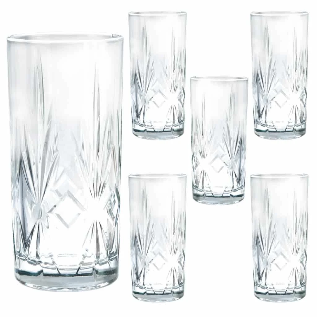 Set aus 6 Gläsern, 335 ml, Transparent