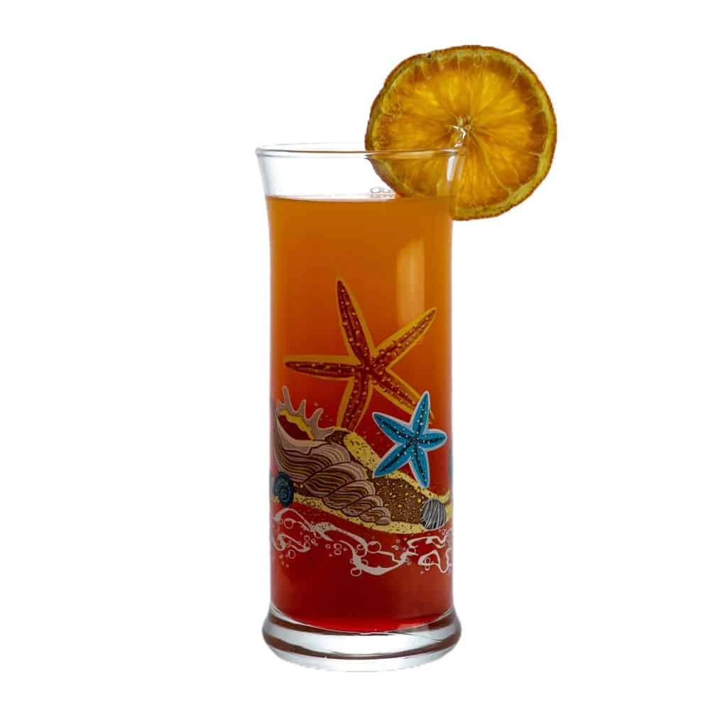 Set 6 pahare din sticla decorate de 290 ml, CESIRO, imagine 5