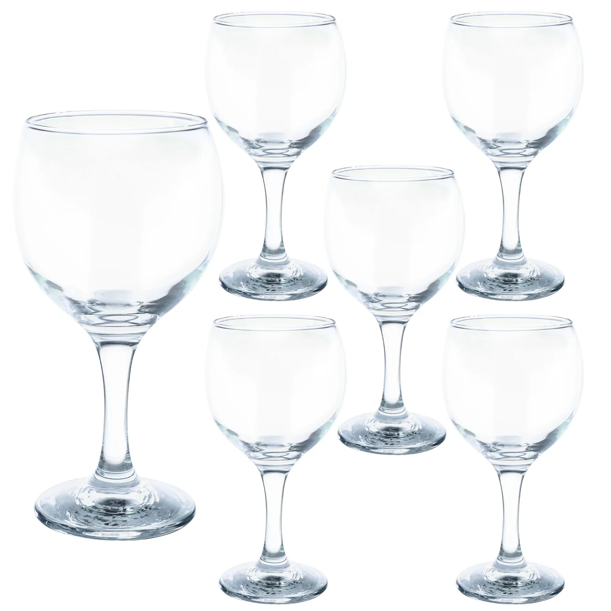 Комплект 6 pahare с picior din стъкло de 165 ml, CESIRO