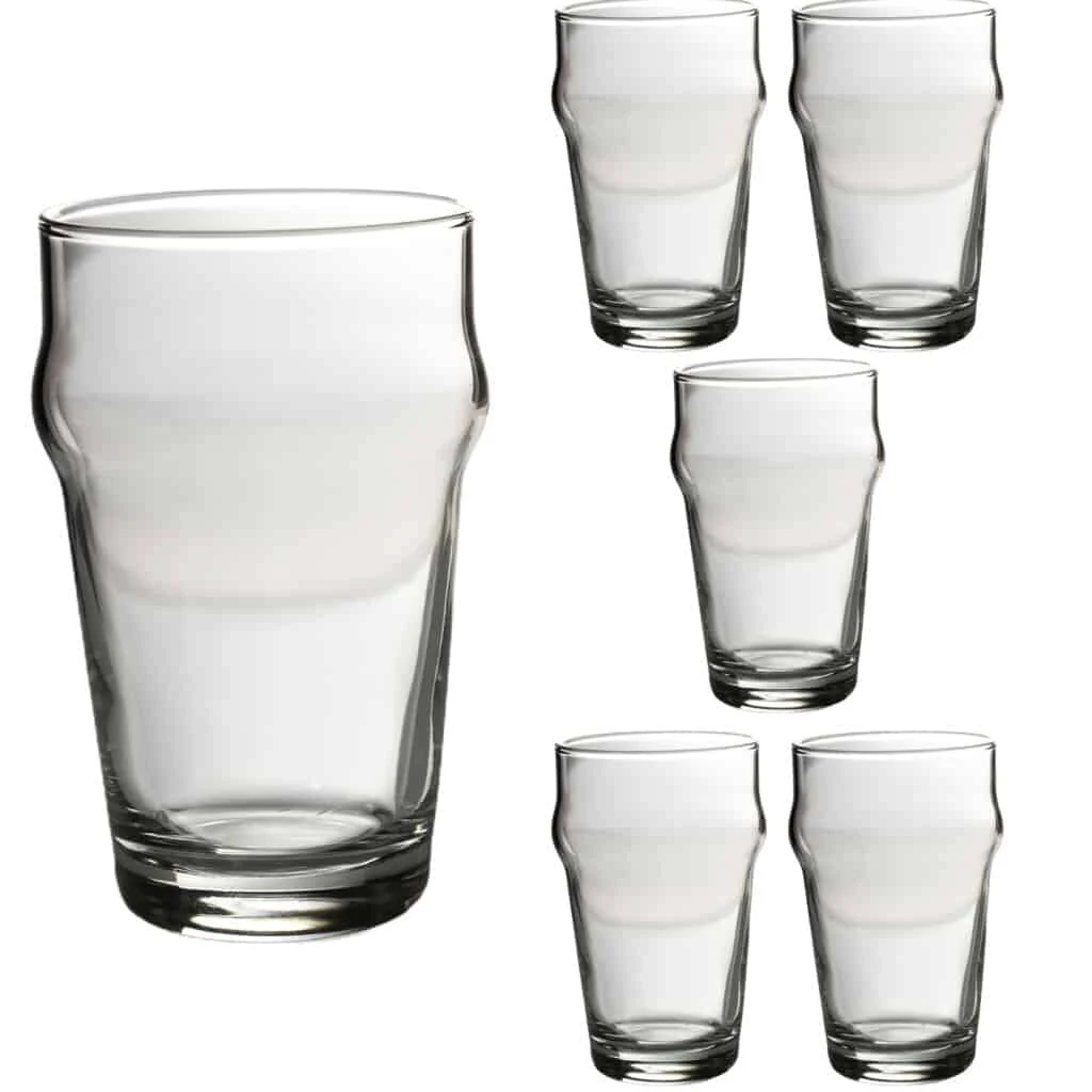 Set 6 pahare din sticla de 330 ml, Cesiro