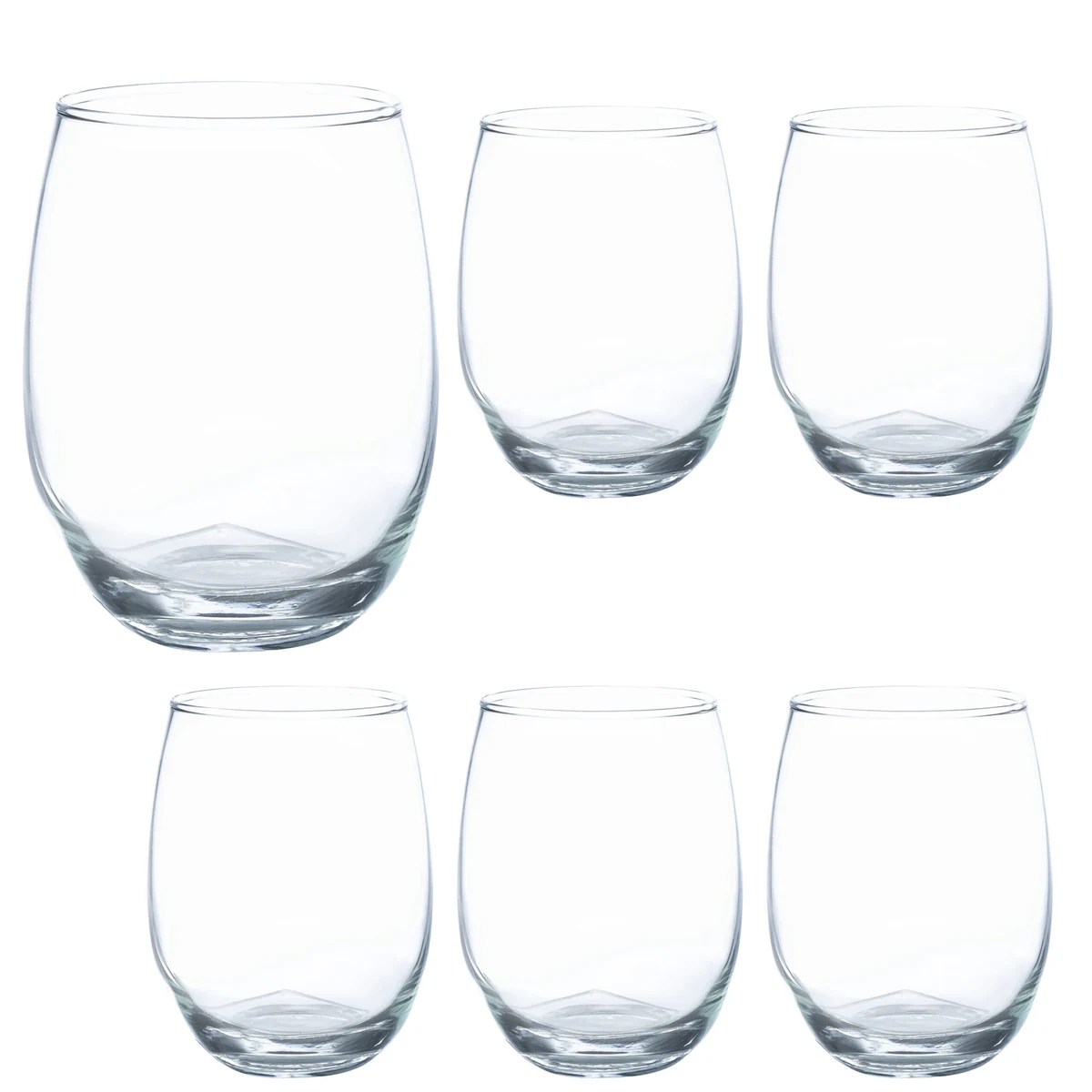 Set 6 pahare de 465 ml din Glas, CESIRO