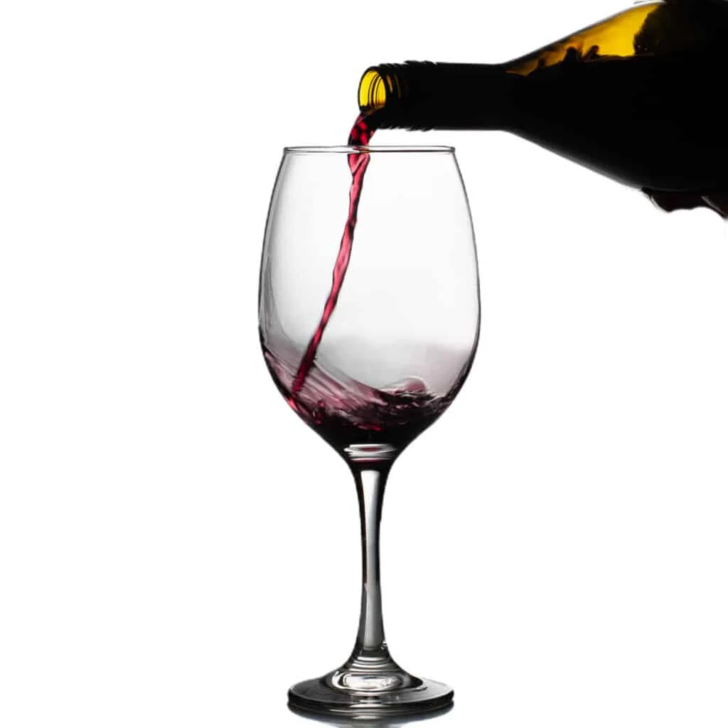 Set 6 pahare de 580 ml cu picior din sticla, CESIRO, imagine 4