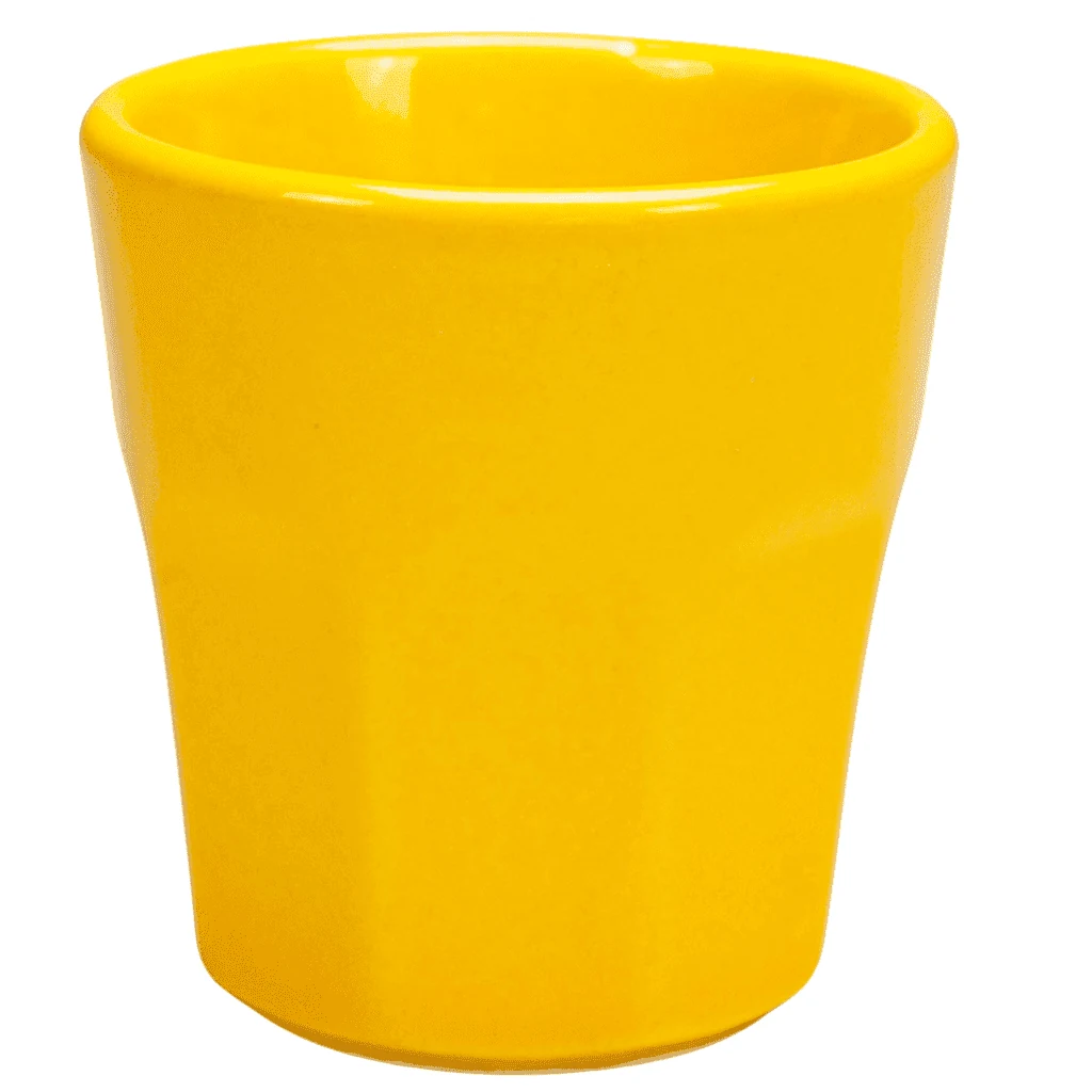 Pahar cu model culoare Galben de 70 ml, Cesiro