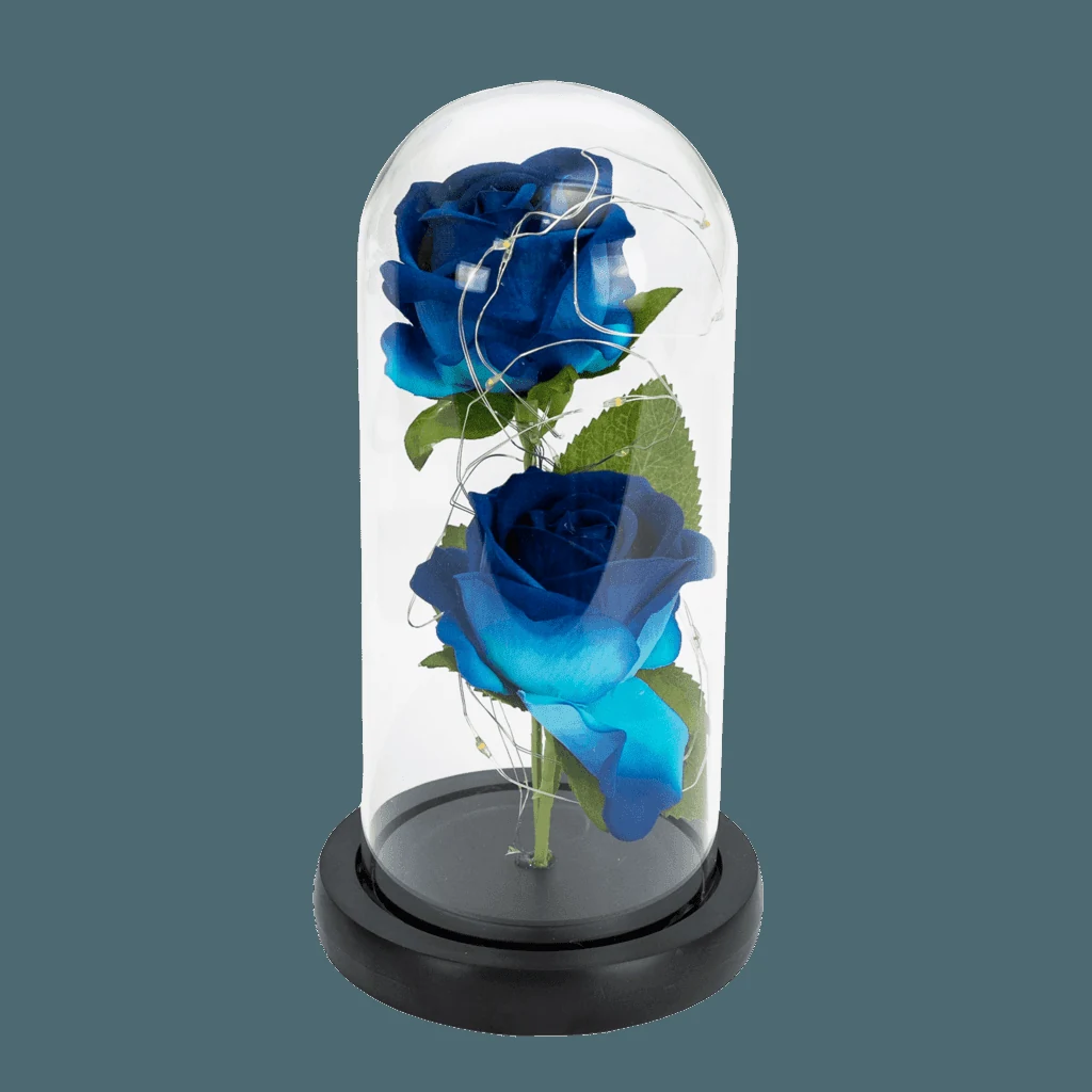 Trandafir în cupola 21 cm blau