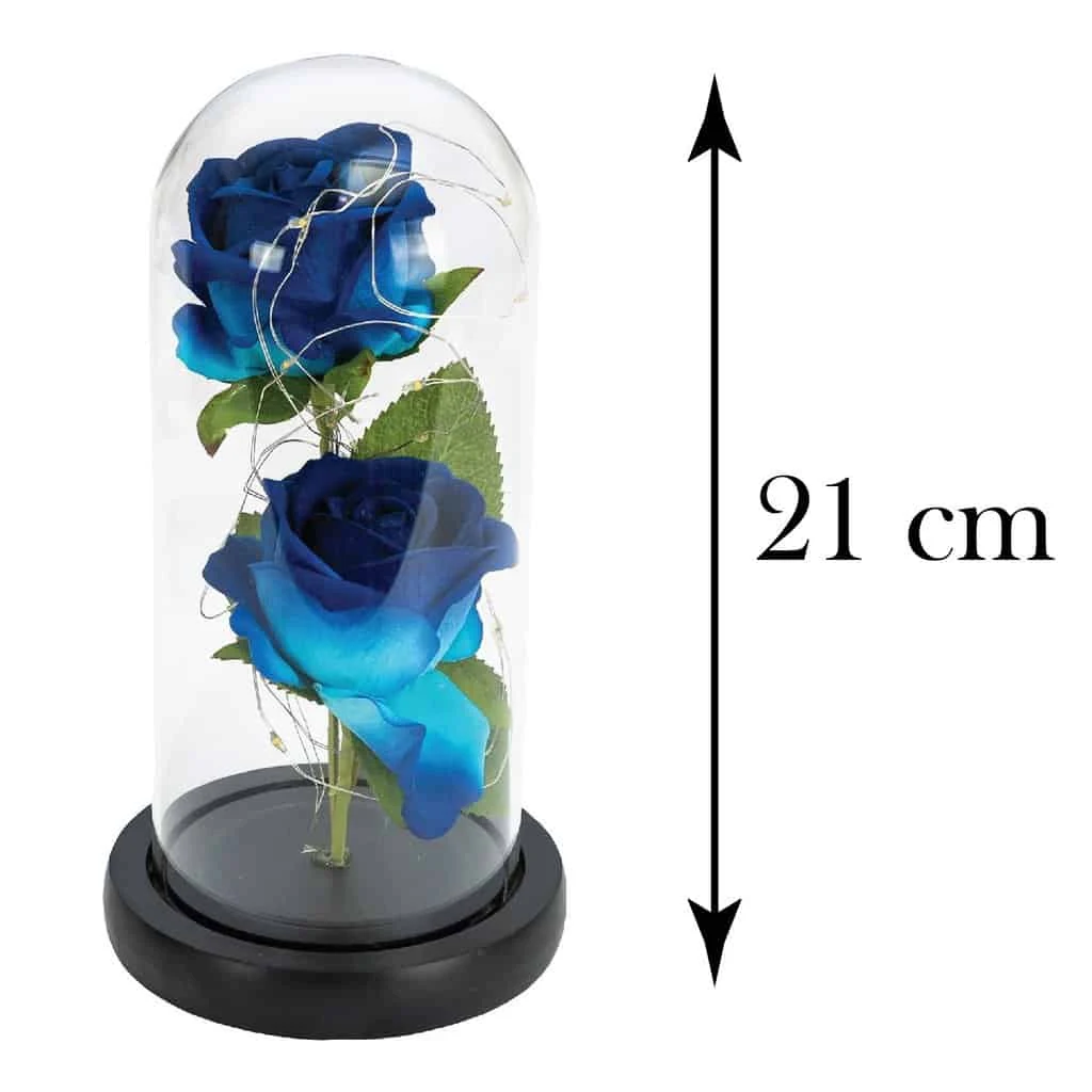 Trandafir în cupola 21 cm albastru, imagine 2