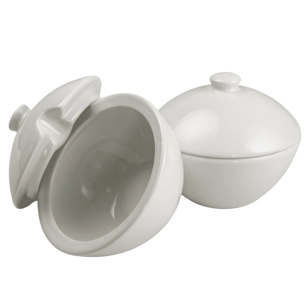 Set 6 cutii depozitare zahar, 200 ml, alb arctic, imagine 2