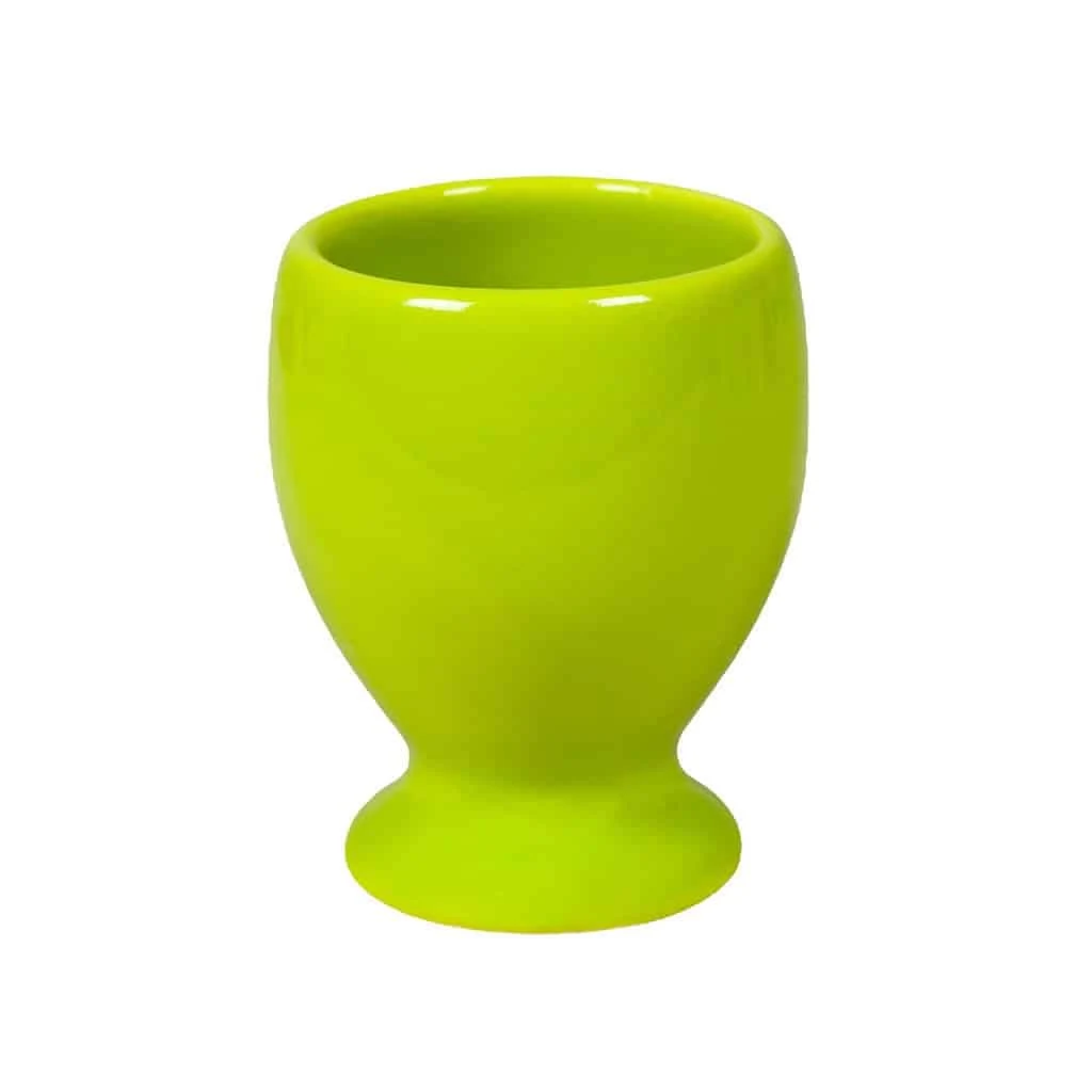 Set 6 suporturi de ou verde electric, 6 cm, imagine 4
