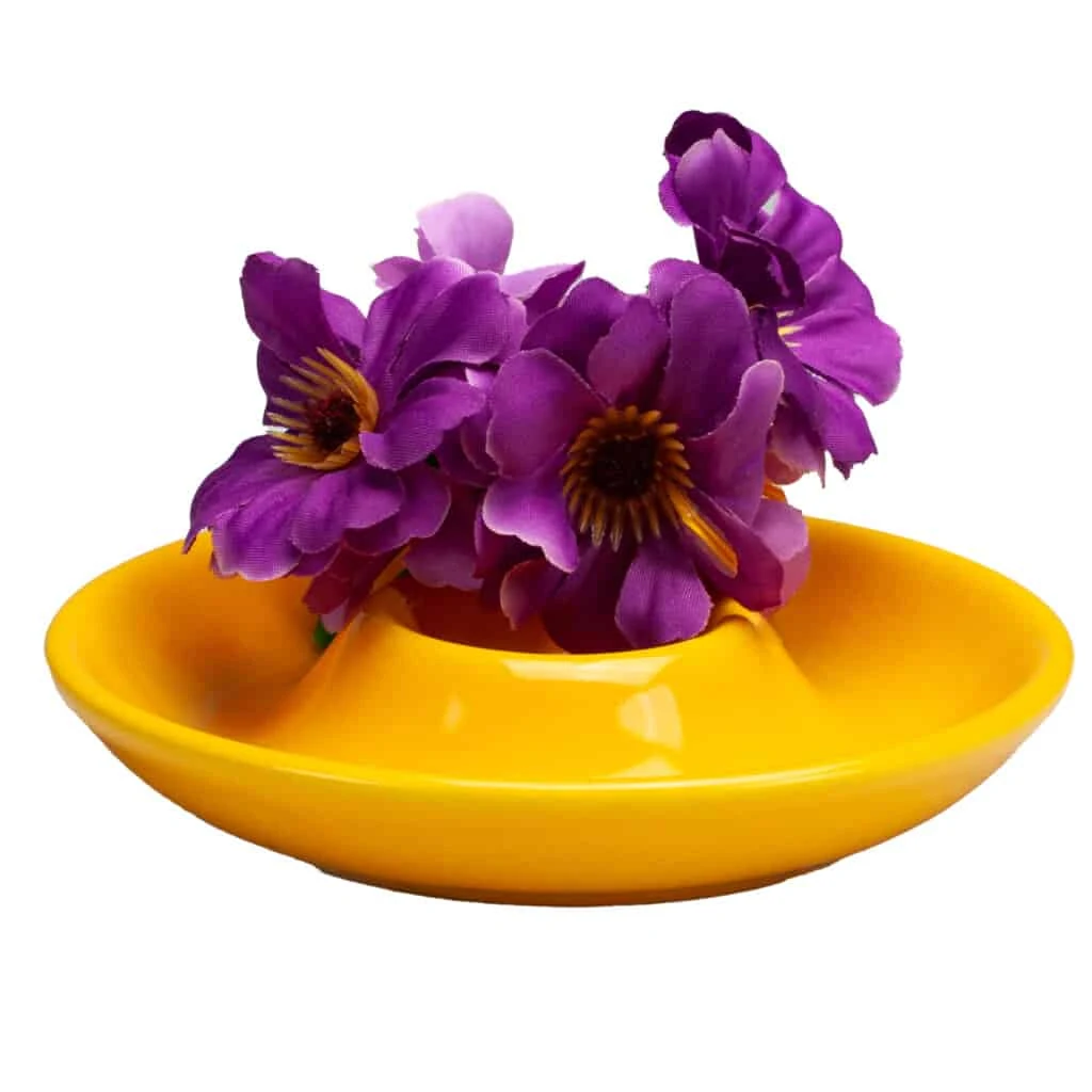 Suport de ou ø 12 cm, galben floarea soarelui, imagine 3