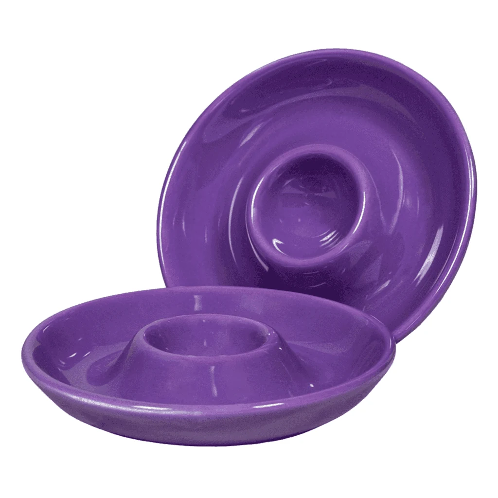 Suport de ou model farfurie, ø 12 cm, mov violet, imagine 3