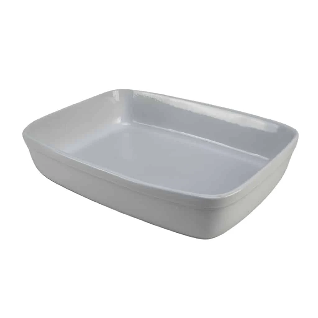 Vas termorezistent 32 x 24.5 x 7 cm, white