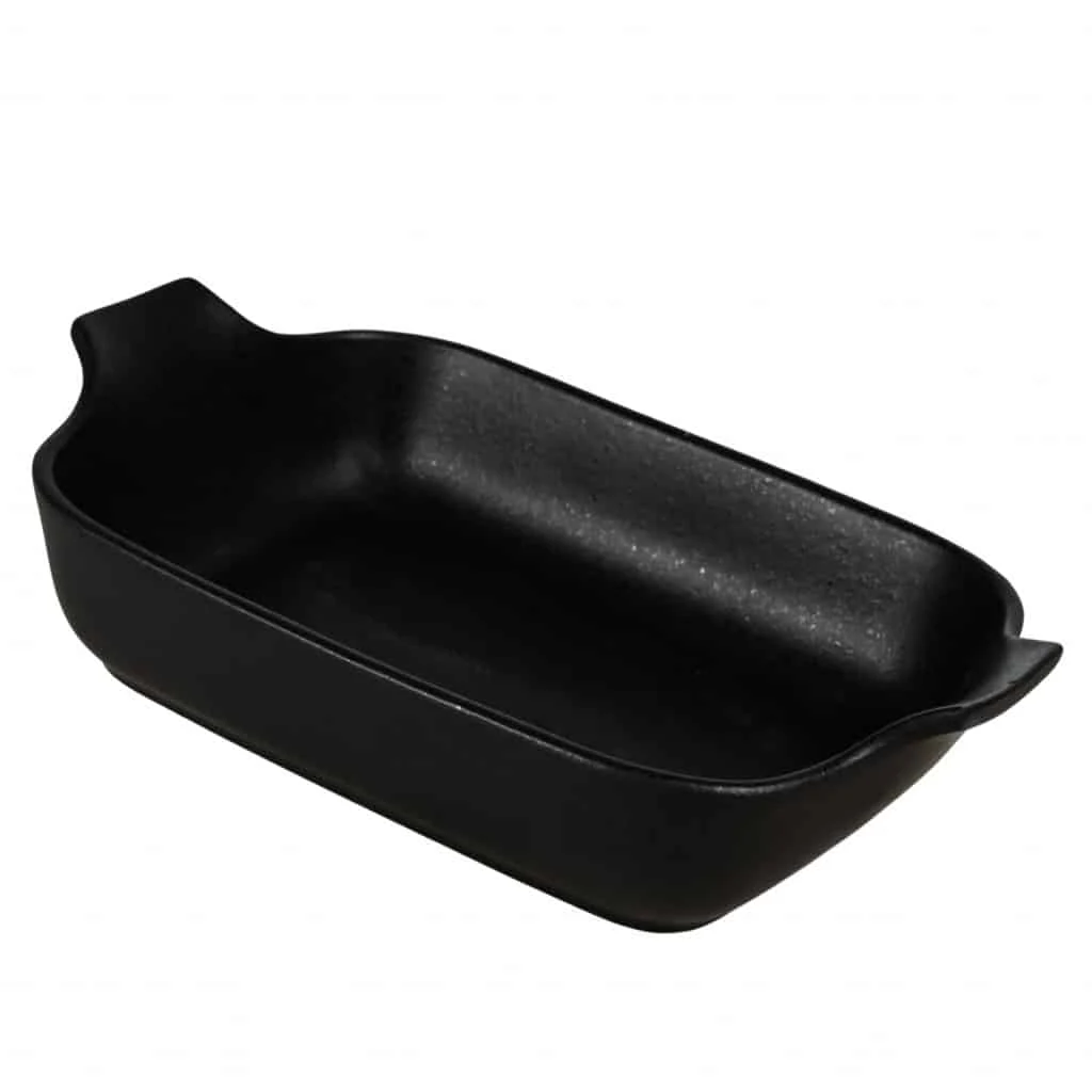 Vas termorezistent 22 x 20 x 7 cm, schwarz