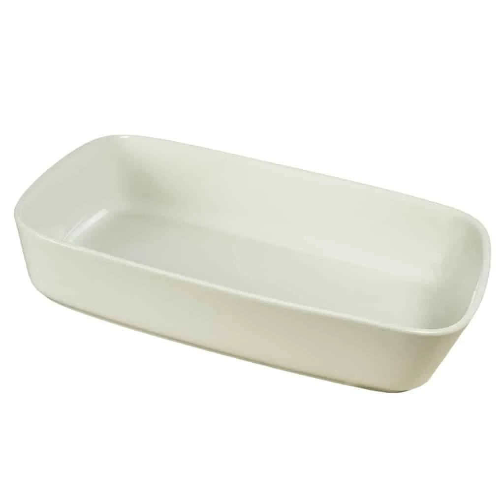 Vas termorezistent 37 x 26 x 7 cm white
