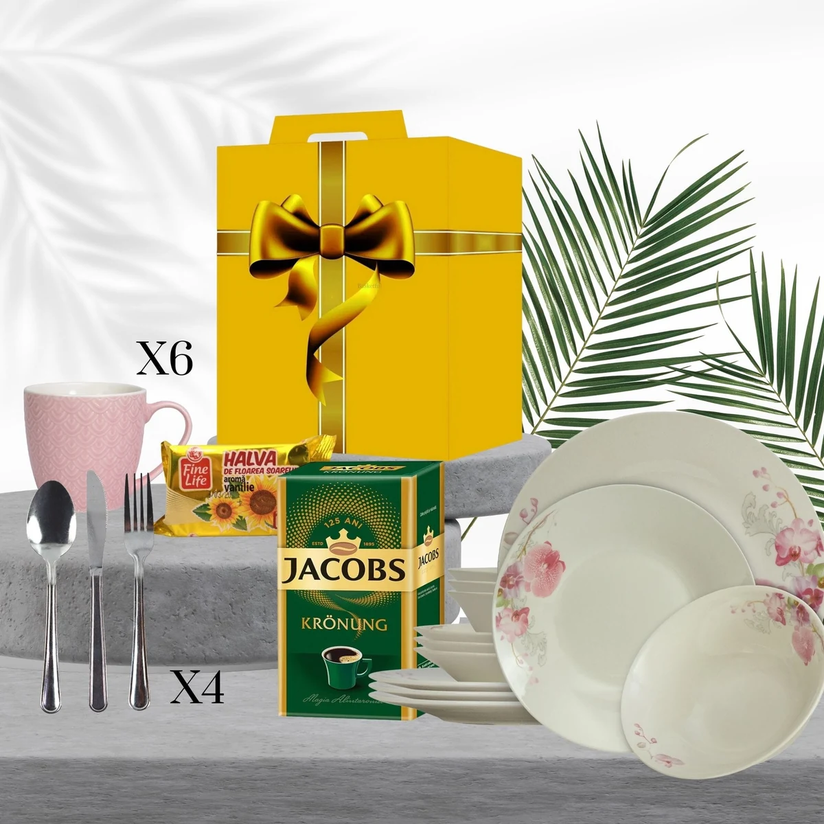 Eleganța deliciilor: set de masă 30 piese with produse deluxe!