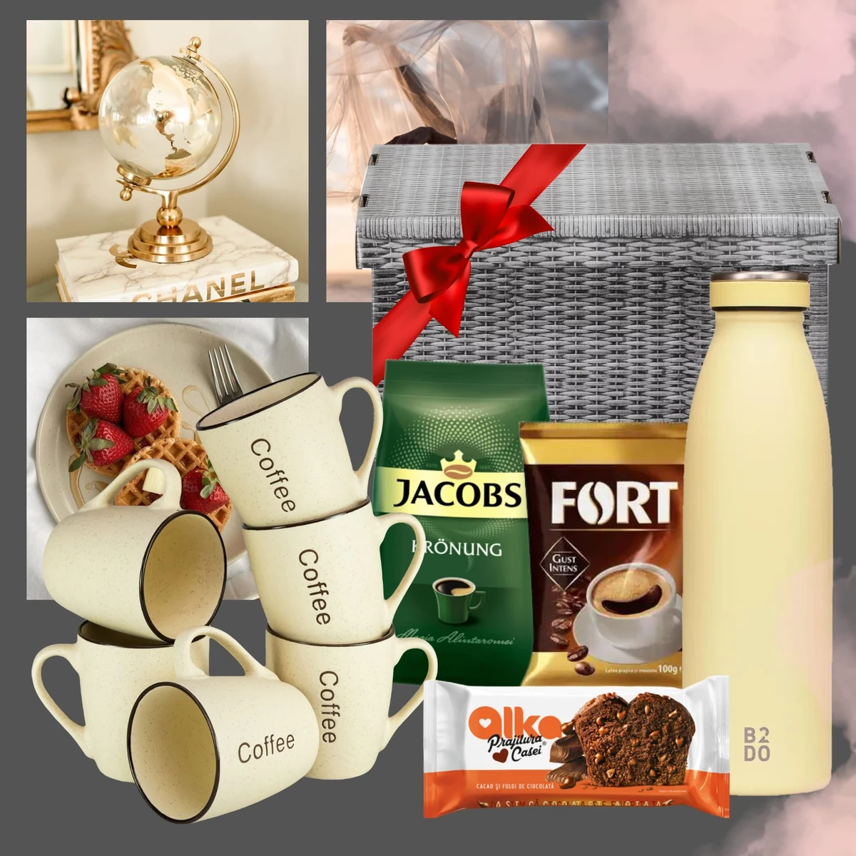 Set cadou coffee bliss: cadoul perfect pentru iubitorii de coffee, 11 produse