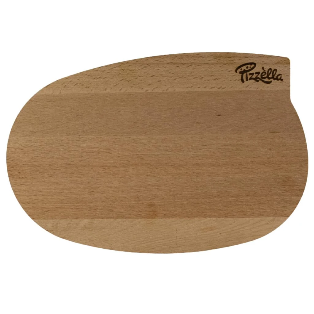 Tocator platter lemn, with maner, CESIRO, 350x230x10 mm, brown natur