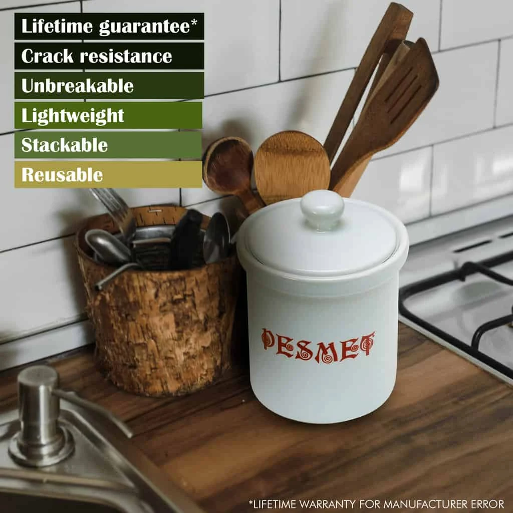 Cutie pesmet 600 g, alb, imagine 3
