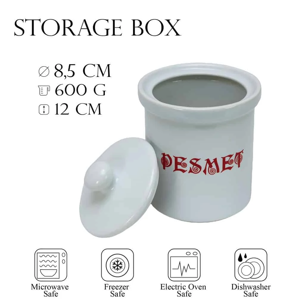 Cutie pesmet 600 g, alb, imagine 4