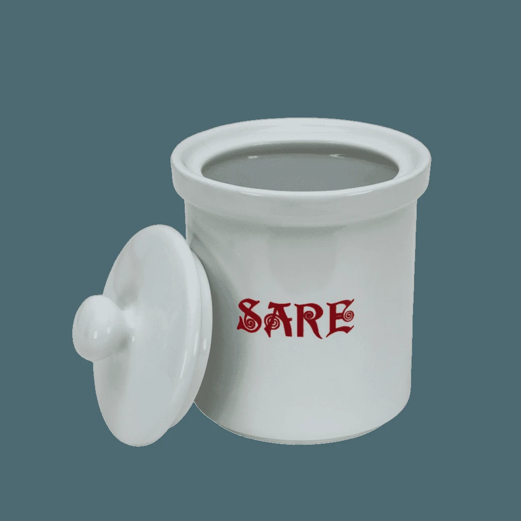 Cutie sare 600 g, alb, imagine 2