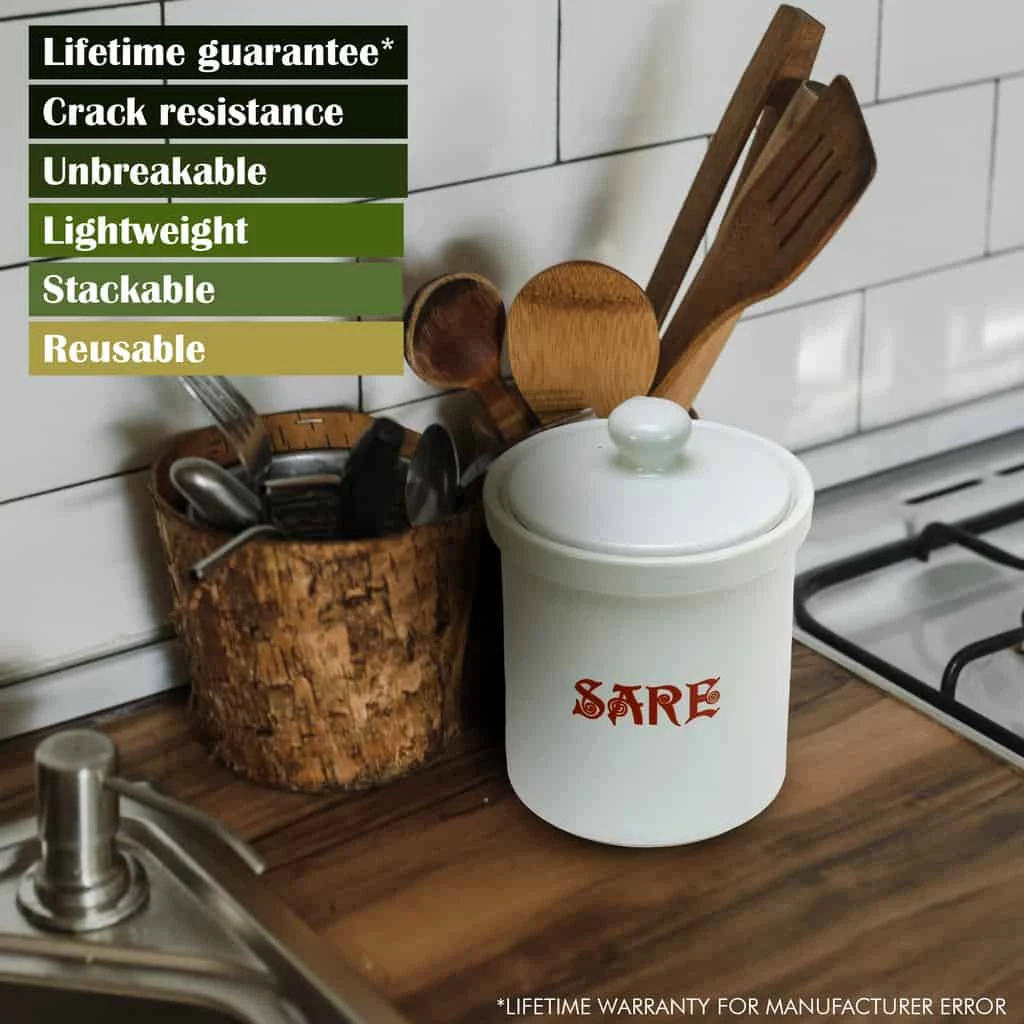 Cutie sare 600 g, alb, imagine 4