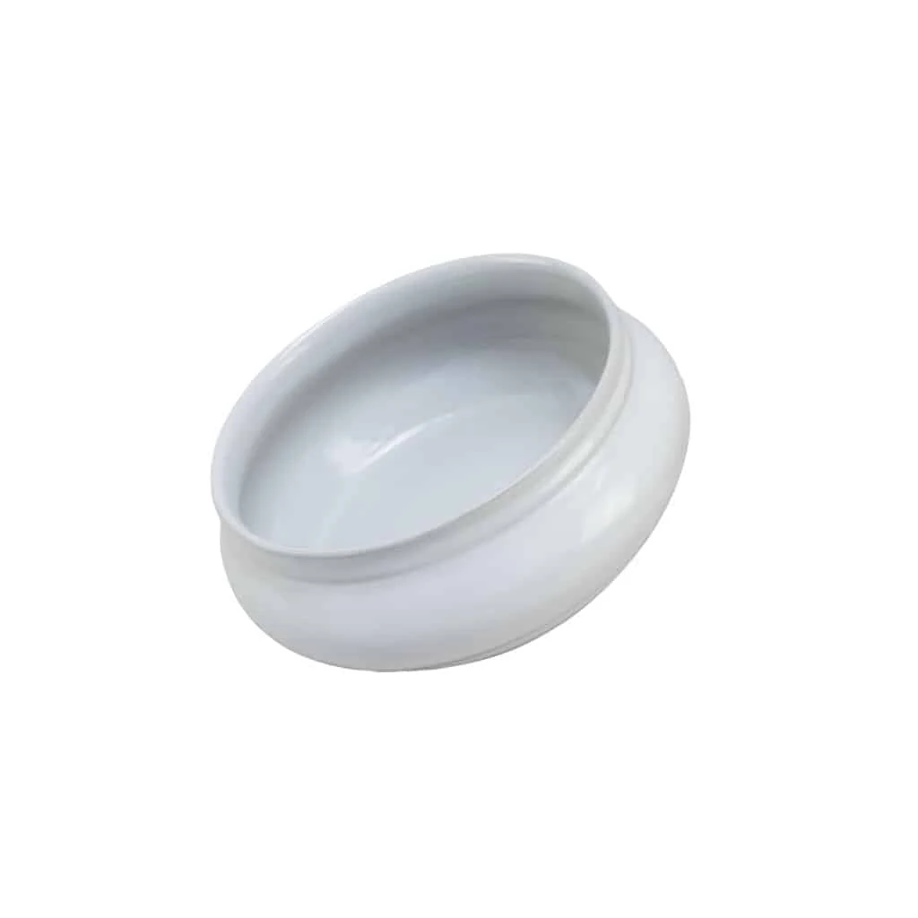 Vas termorezistent 18 x 8 cm, weiß