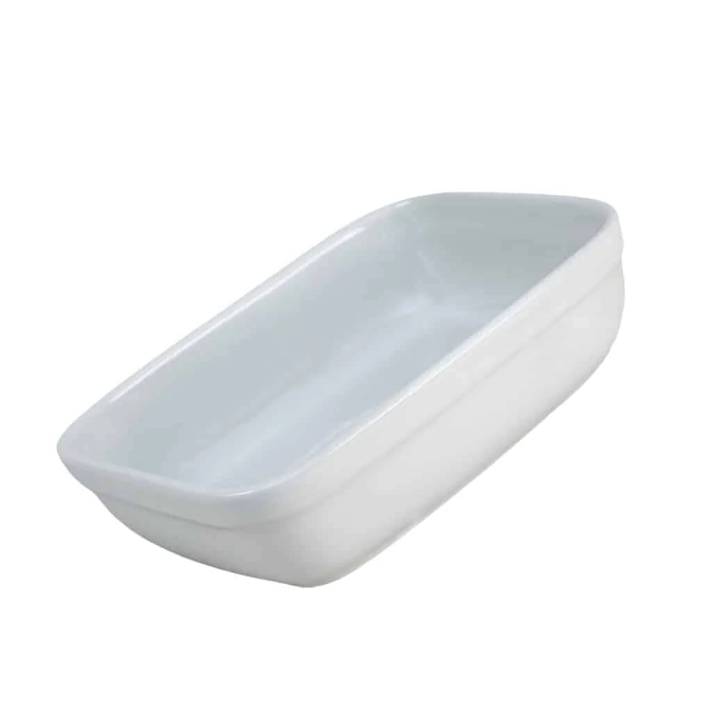 Vas termorezistent 18.5 x 14.5 x 5 cm, weiß