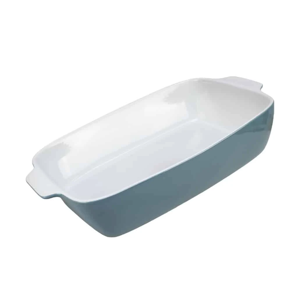 Vas termorezistent 41 x 25.5 x 8.5 cm, λευκό/γκρι-albastrui