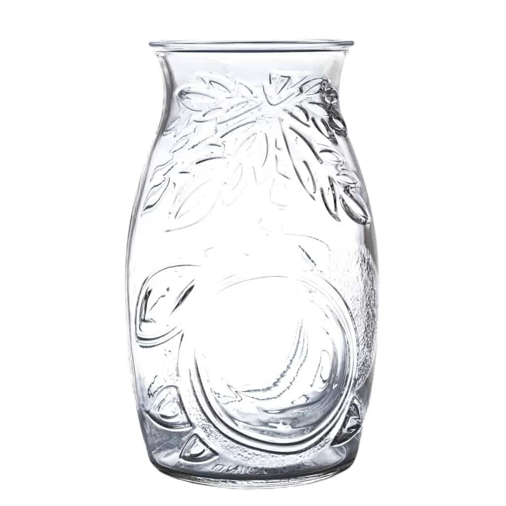 Set 6 pahare din sticla decorate in relief de 500 ml, CESIRO, imagine 4