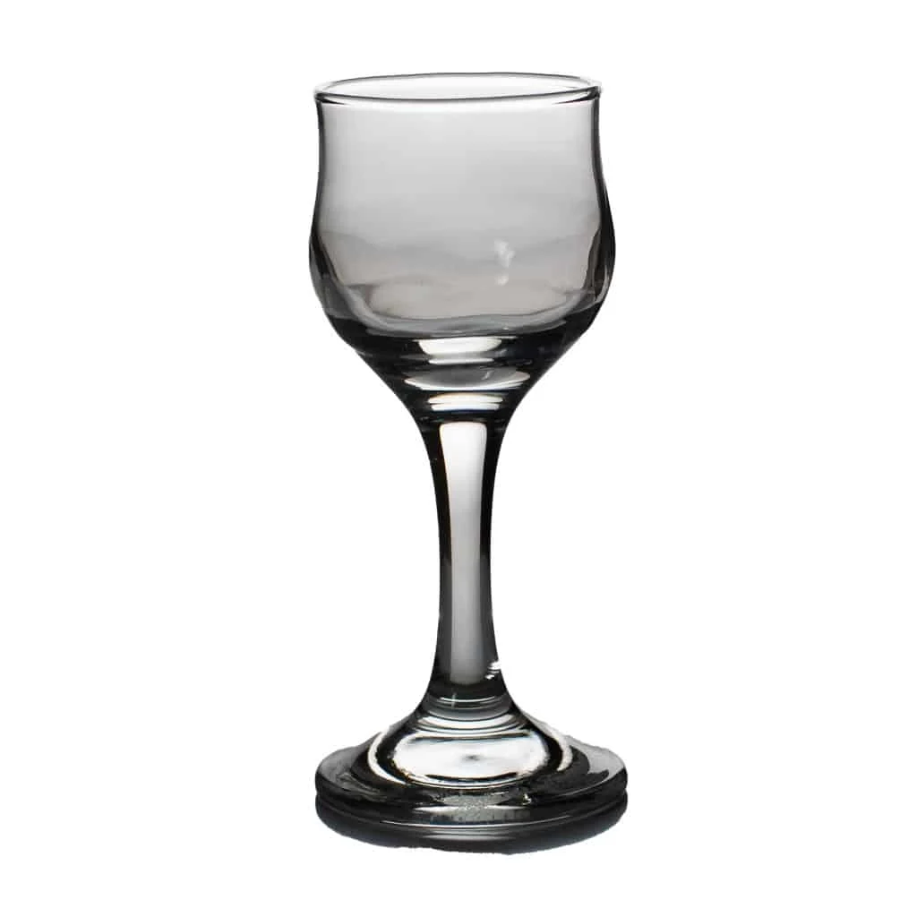 Set 6 pahare cu picior din sticla de 55 ml, CESIRO, imagine 4