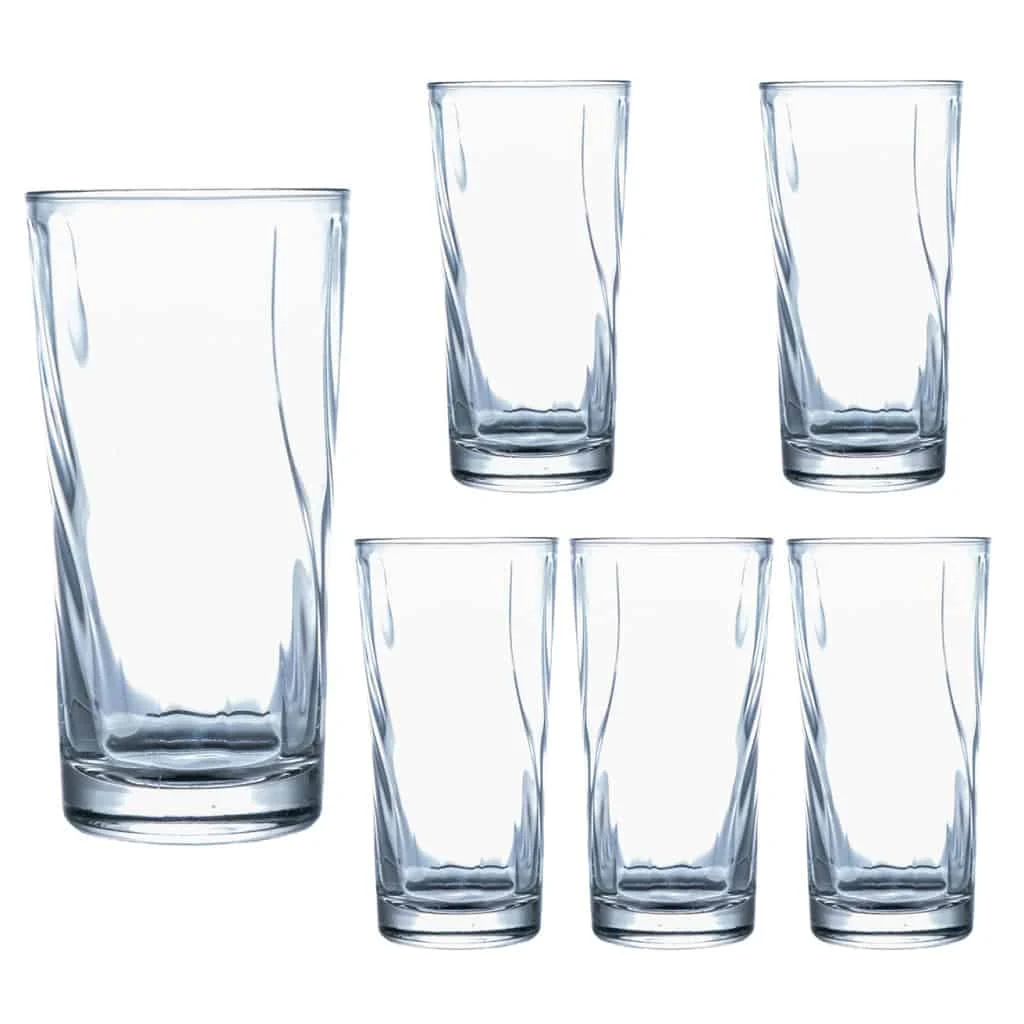 Σετ 6 ποτηριών νερού, 245 ml, διάφανα