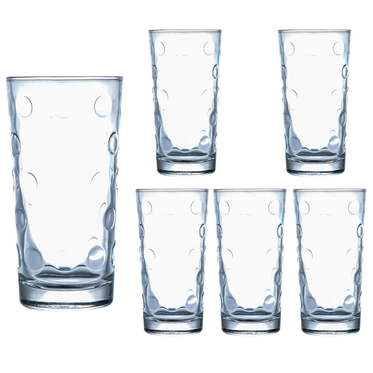 Σετ 6 ποτηριών νερού, Pop, 245 ml, διάφανα