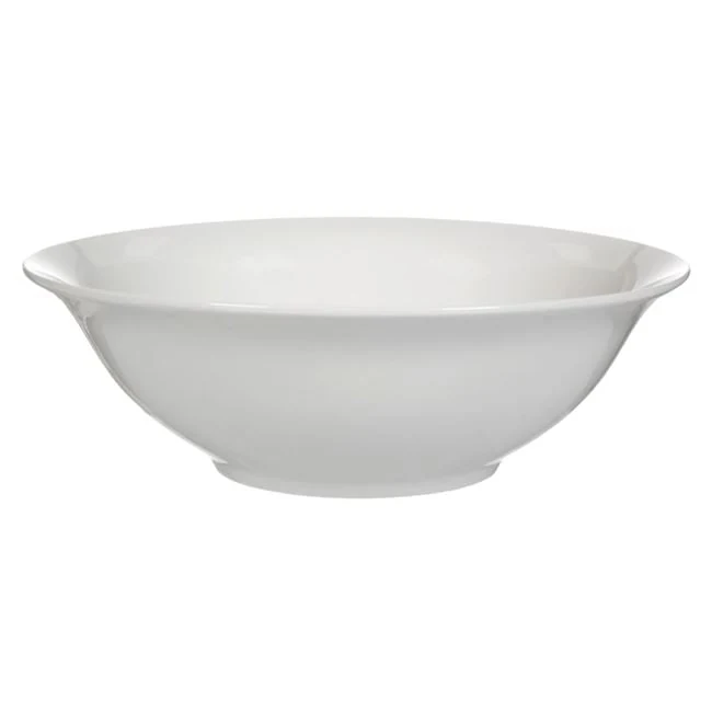 Tál rotund fehér din porcelán 1.4l
