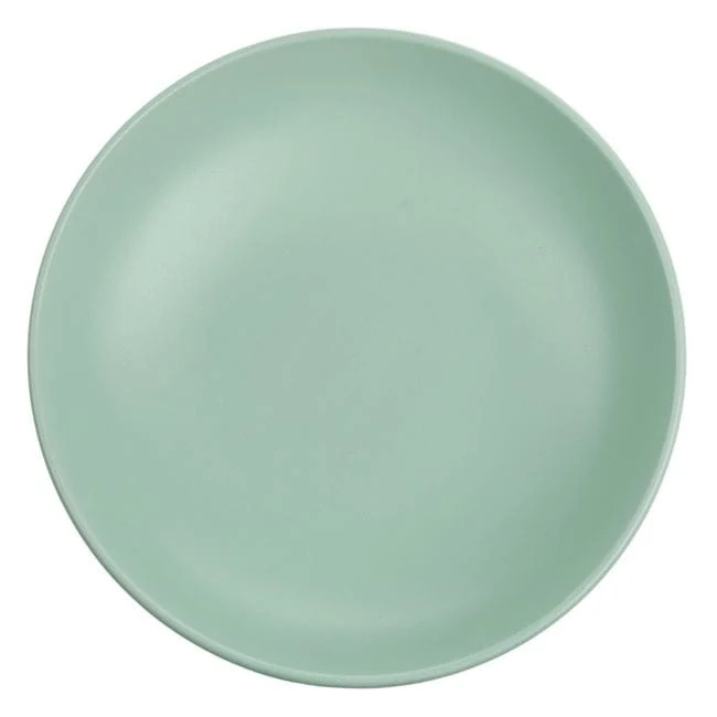 Farfurie adanca ceramica verde menta cu dungi ø20cm, imagine 2