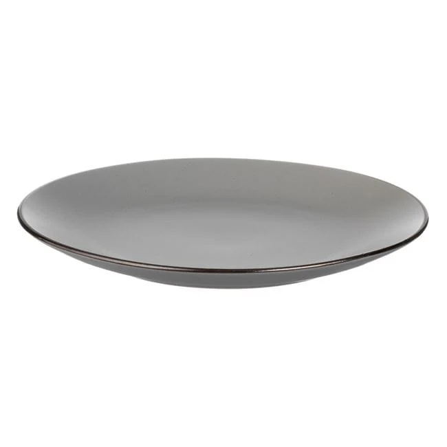 Farfurie gri "metallic" ceramica 27cm, imagine 3