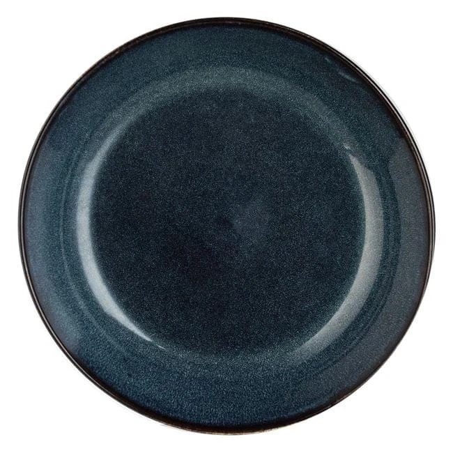 Bol albastru negru "glaze" ceramic 820ml, imagine 3