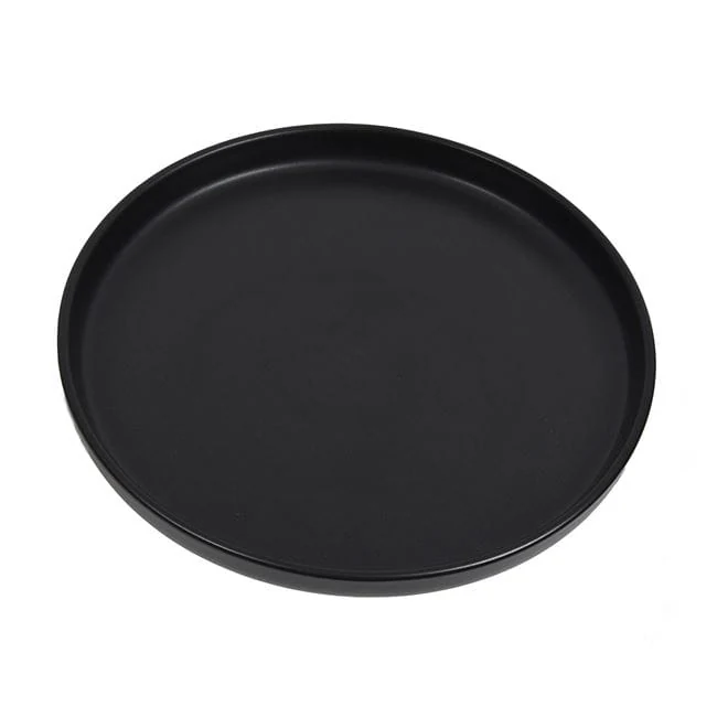 Farfurie neagra pentru fructe "nordic" ceramica ø19cm, imagine 2