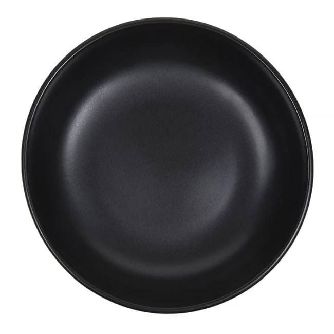 Bol adanc negru "nordic" ceramic 680ml, imagine 2