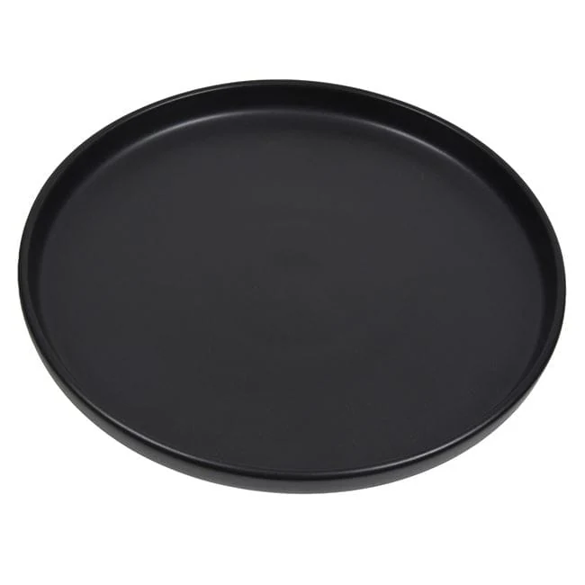 Farfurie neagra pentru fructe "nordic" ceramica ø26.5cm, imagine 3