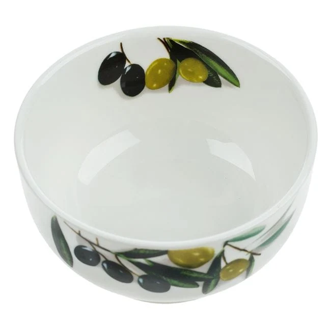 Bol portelan alb model masline sosuri & alune 160ml, imagine 2