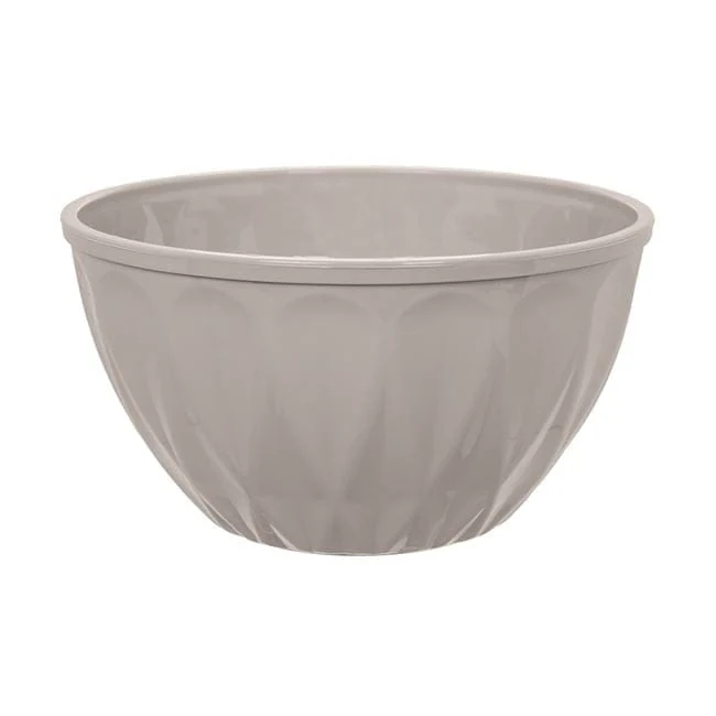 Bol Bej cu Model Reliefat Rotund din Plastic 2L