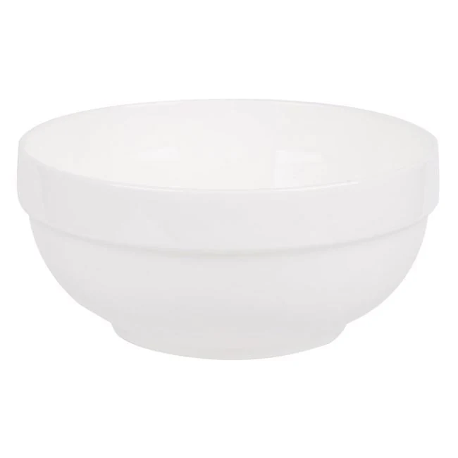 Bol Alb Rotund din Portelan 1.2L