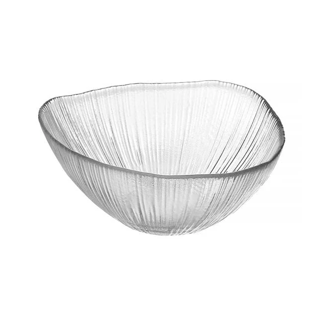 Bol Triunghiular Transparent din Sticla 'Angle' 310ml