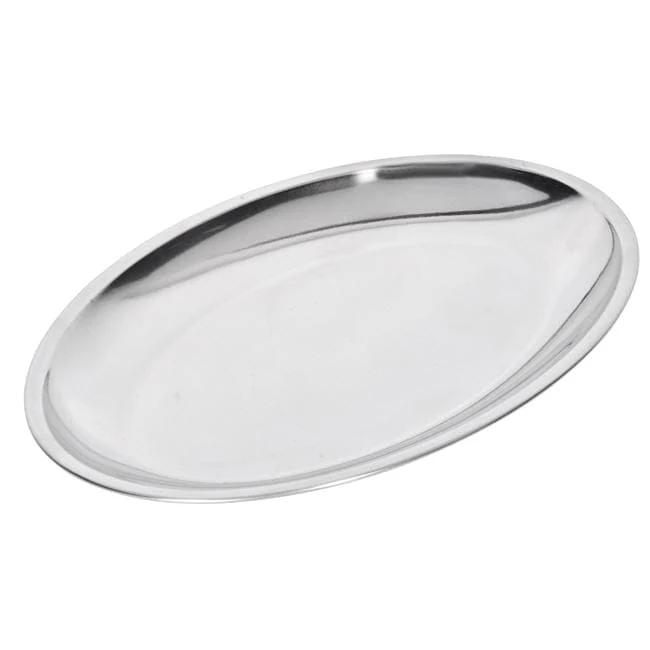 Platte oval metalic 27cm