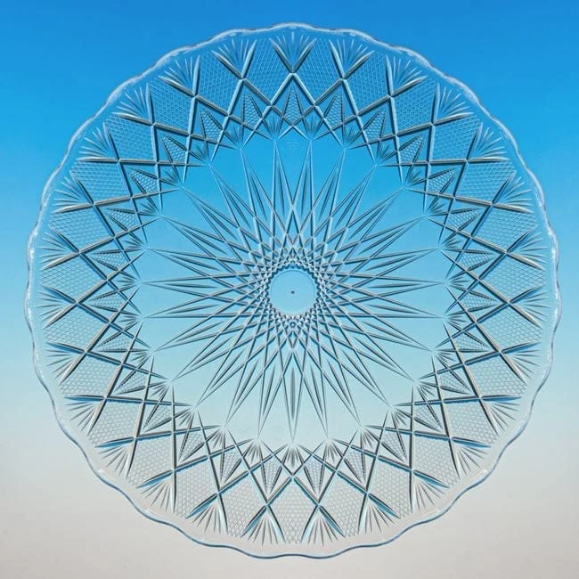 Platou de plastic transparent ø35cm, imagine 2