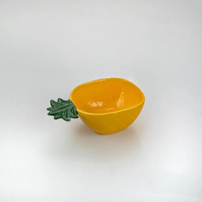 Bol ceramic cu model ananas 345ml, imagine 2