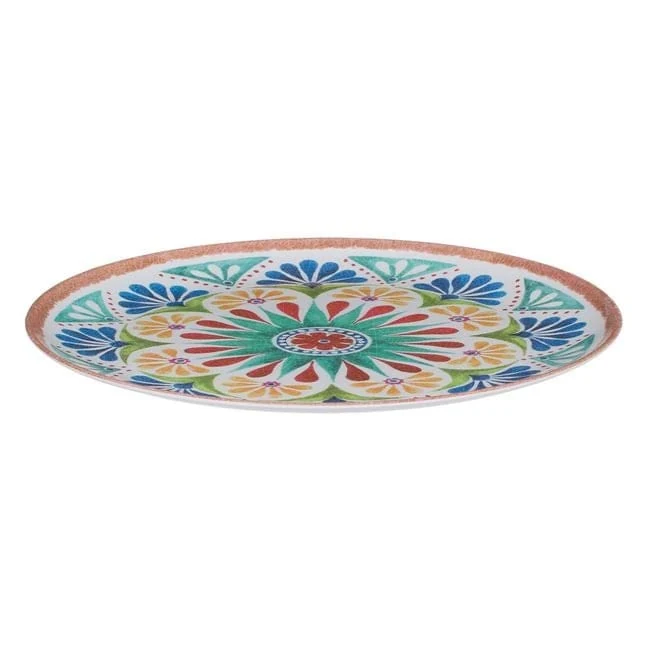 Farfurie din melamina cu model tribal 27.5cm, imagine 3